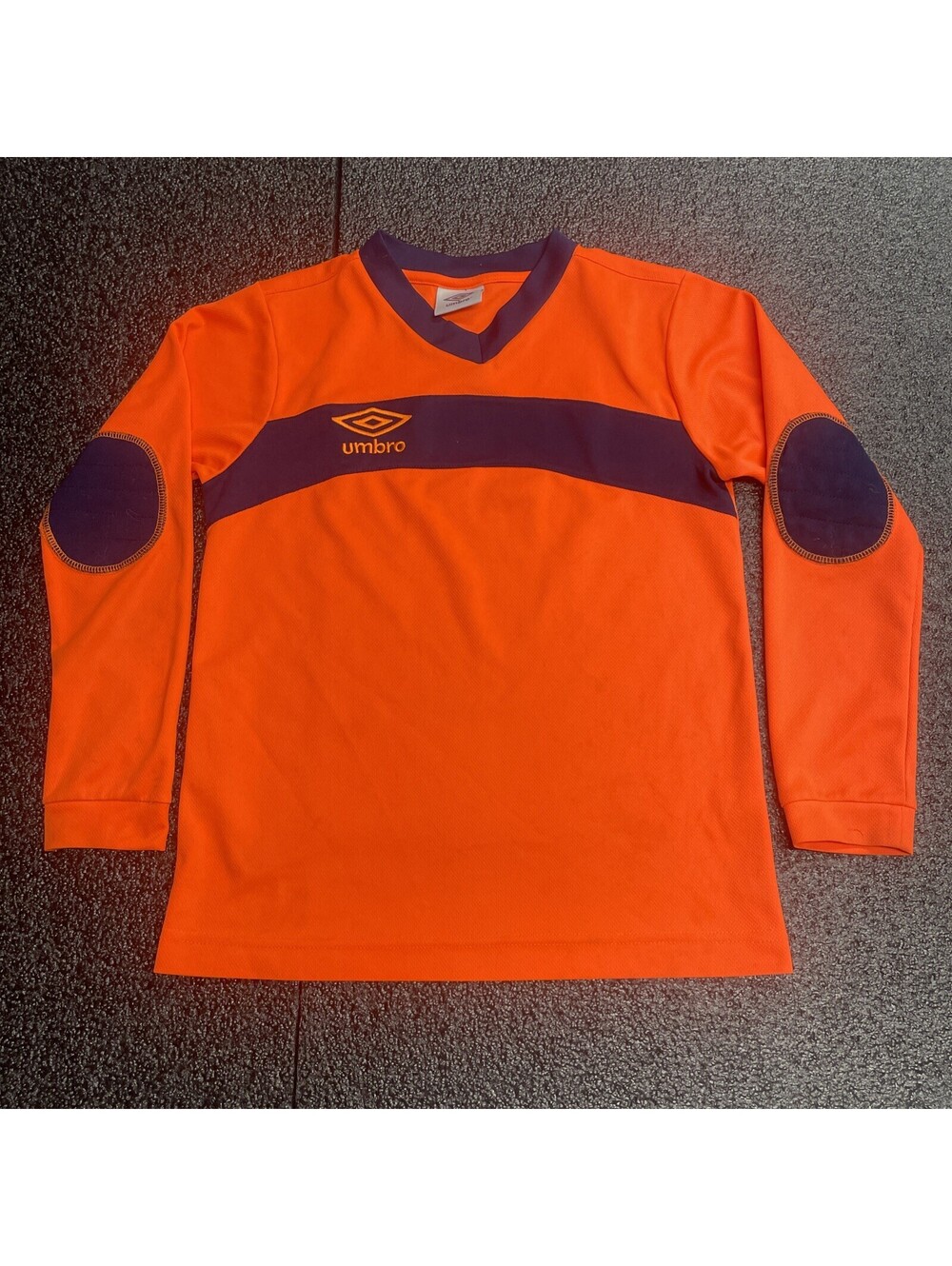 Umbro Goalkeeper Kids Orange/Blue Jersey Size Large Youth